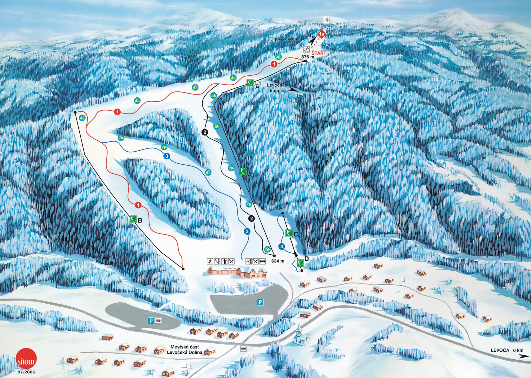 Ski centre Levoča - LD (Zima)