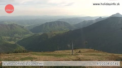 webkamera - Malá Fatra - Vrátna (Chleb, 1457 m)