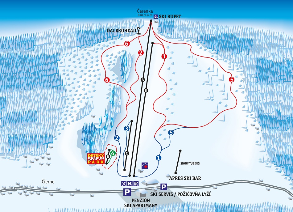 Map - Ski Makov
