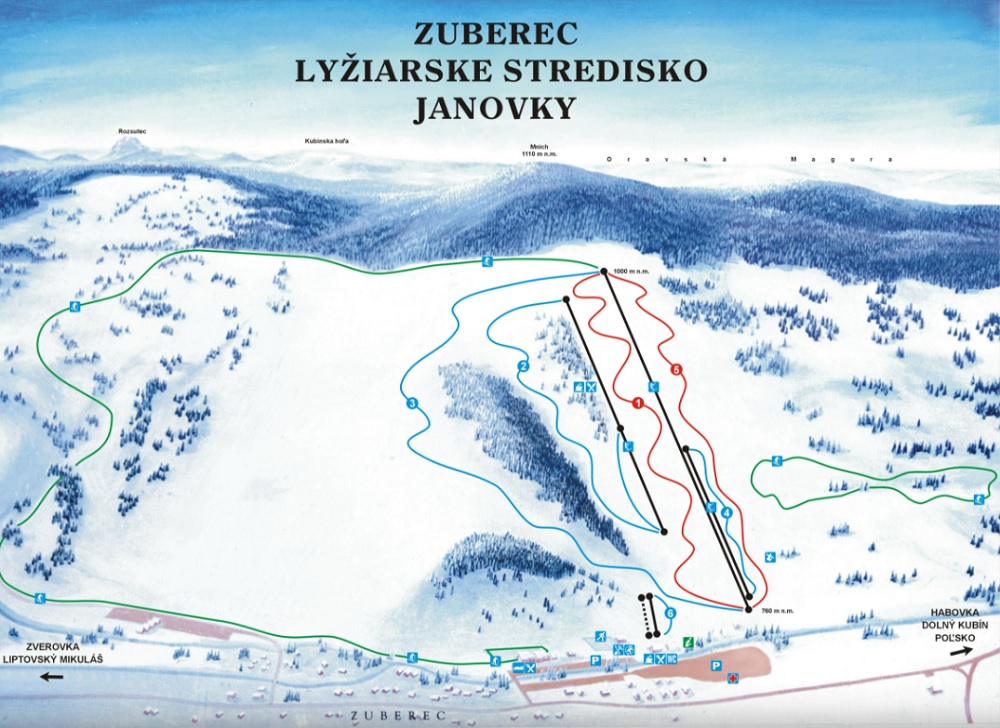 Map - Zuberec - Janovky