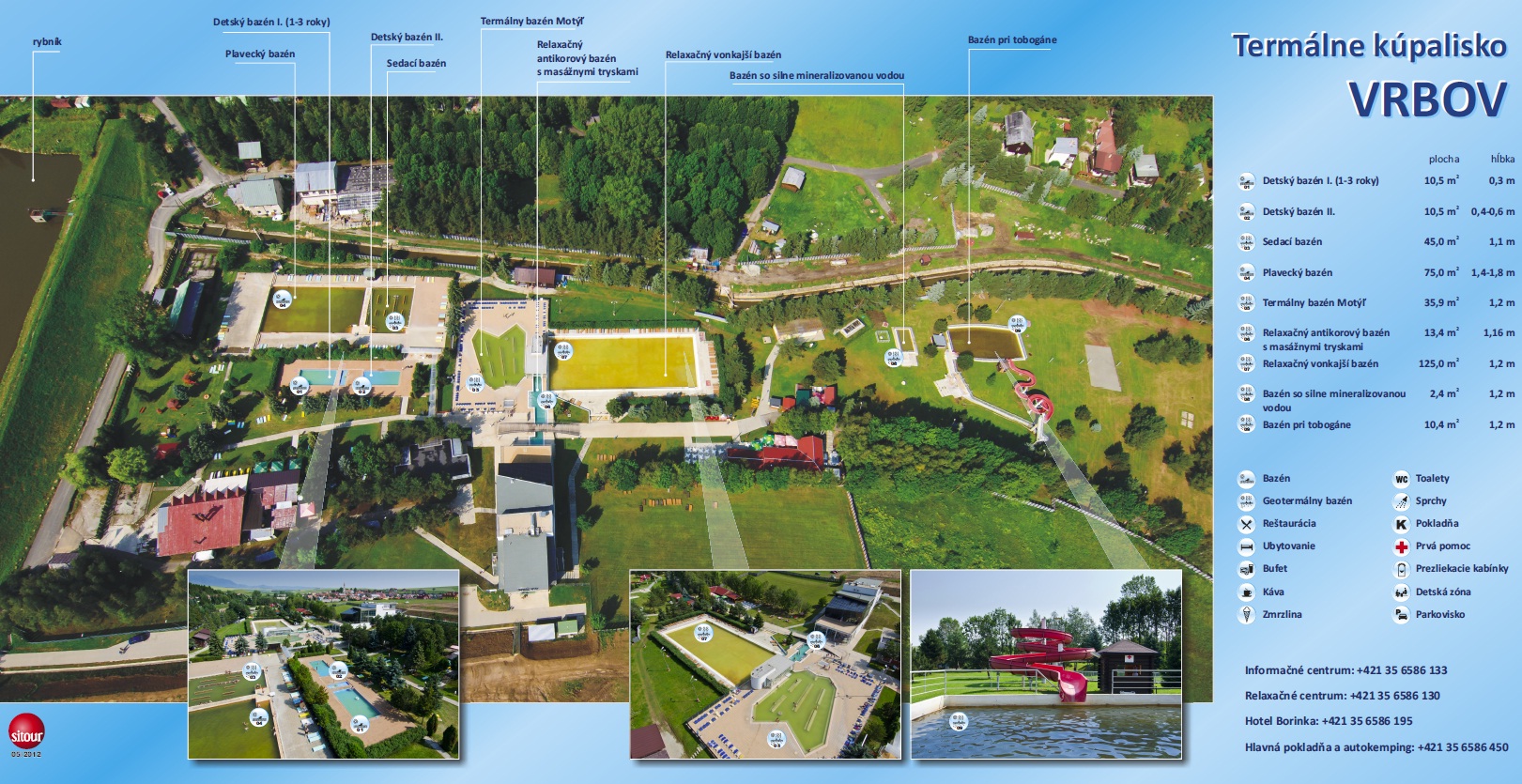 Mapa - Thermal park Vrbov